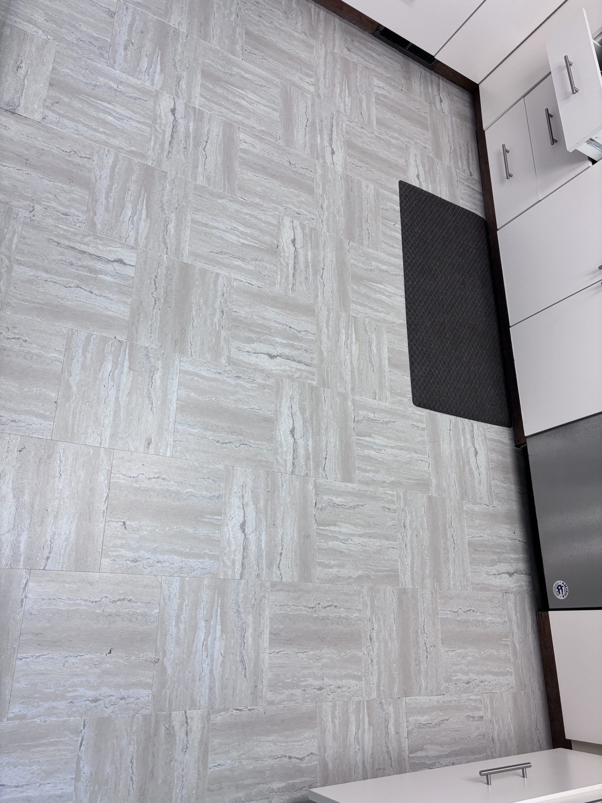 Vinyl Tiles installation Vancouver